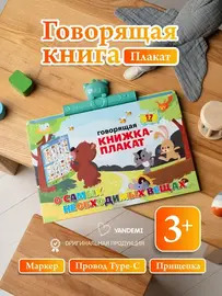 Говорящая книга - плакат для малышей о самом важном